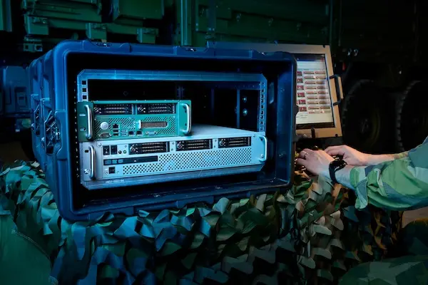 Example rugged computing hardware for local-site operation